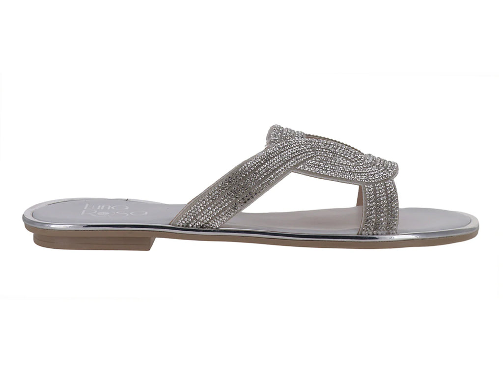 Sandalias Luna Rosa Color Plata para Mujer