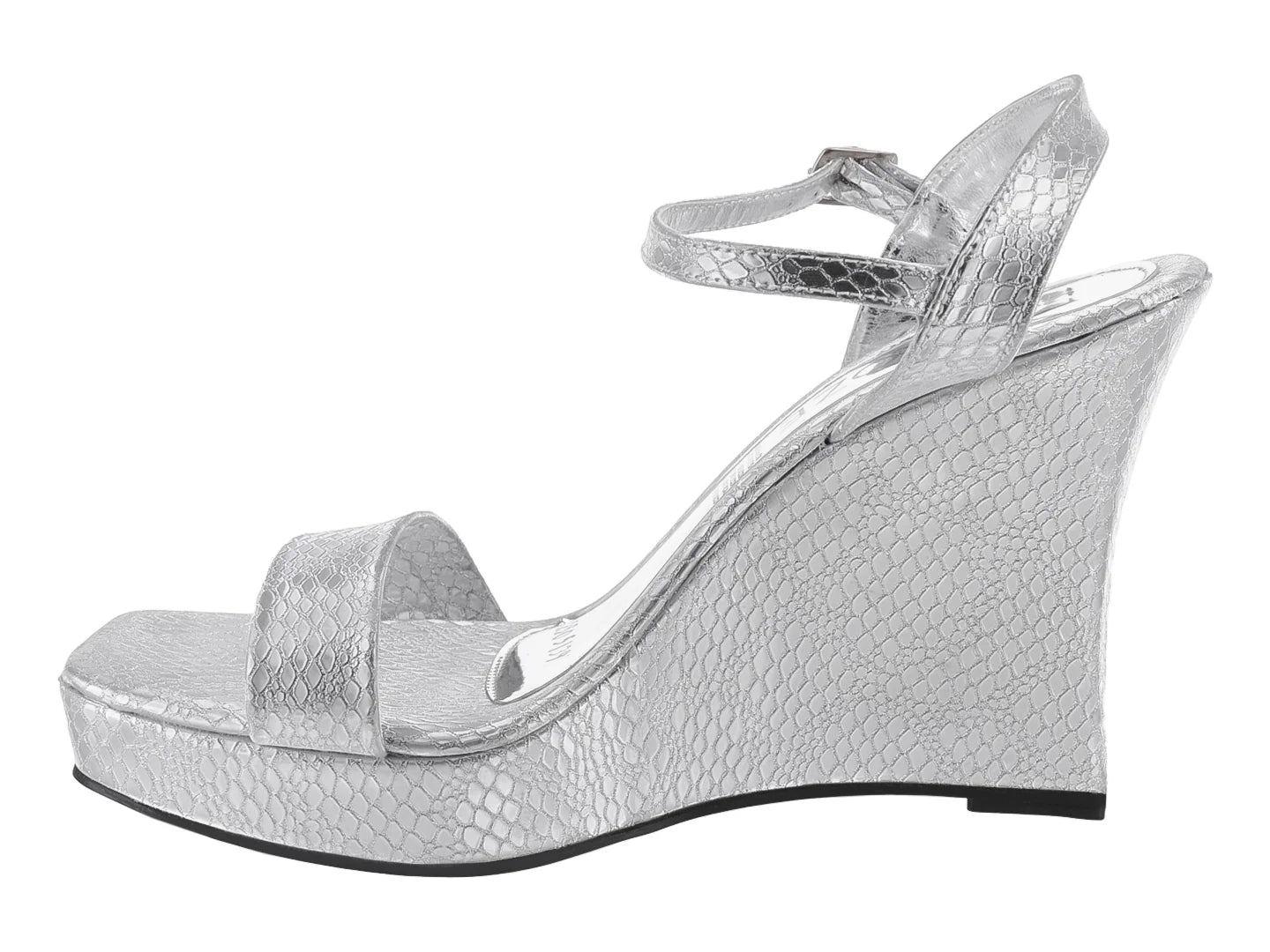 Sandalias Roze Plata para Mujer