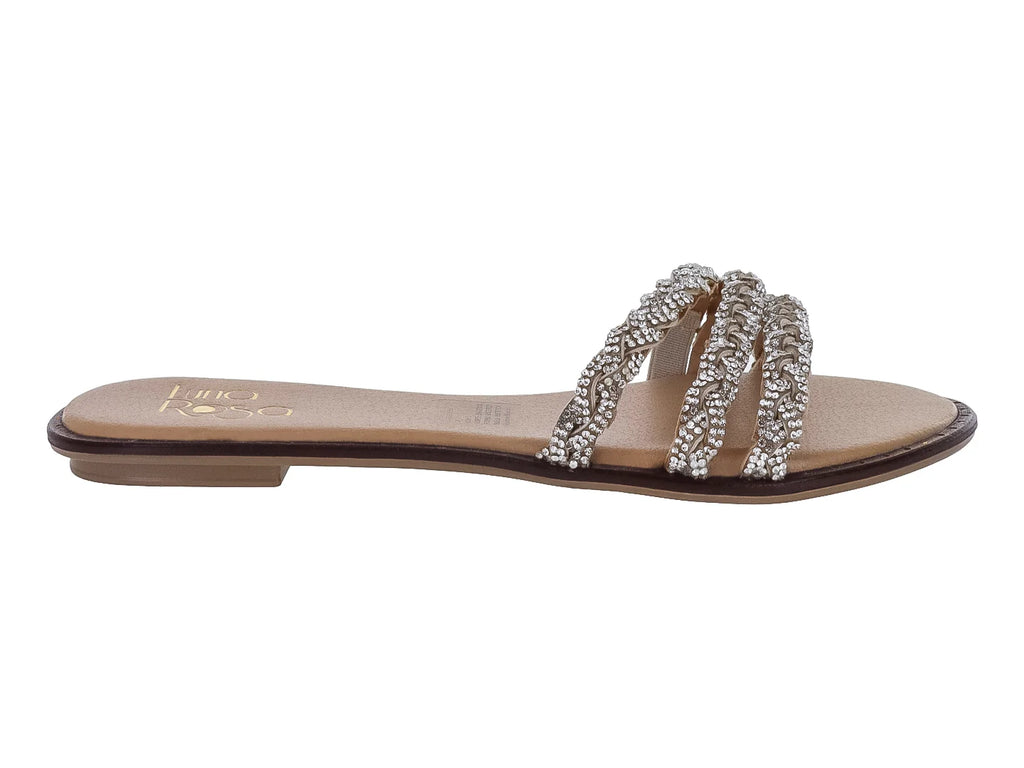 Sandalias Luna Rosa Blanco Maquillaje para Mujer