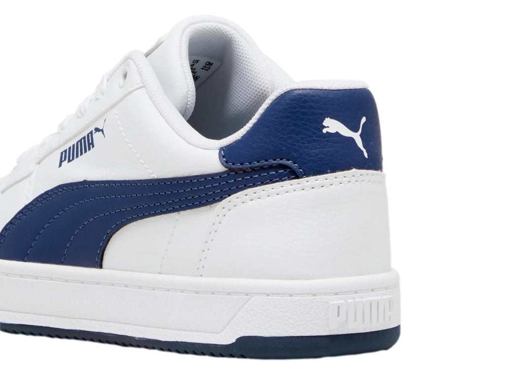 Tenis PUMA Caven 20 Blanco y Azul para Niño