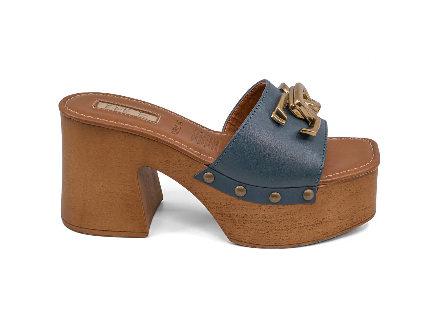 Sandalias Plataforma EFE Azul Mezclilla para Mujer