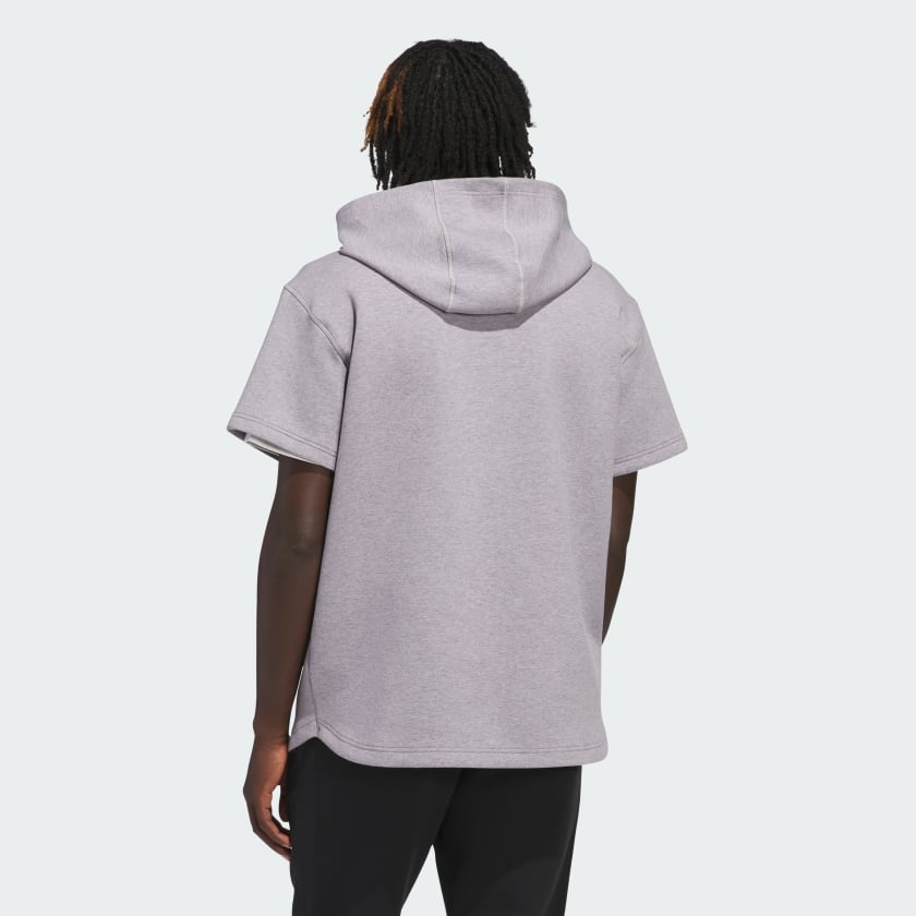 Men's adidas Dugout Short Sleeve Hoodie (Gender Neutral)