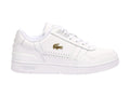 Tenis Lacoste T Clip Blanco y Oro para Mujer