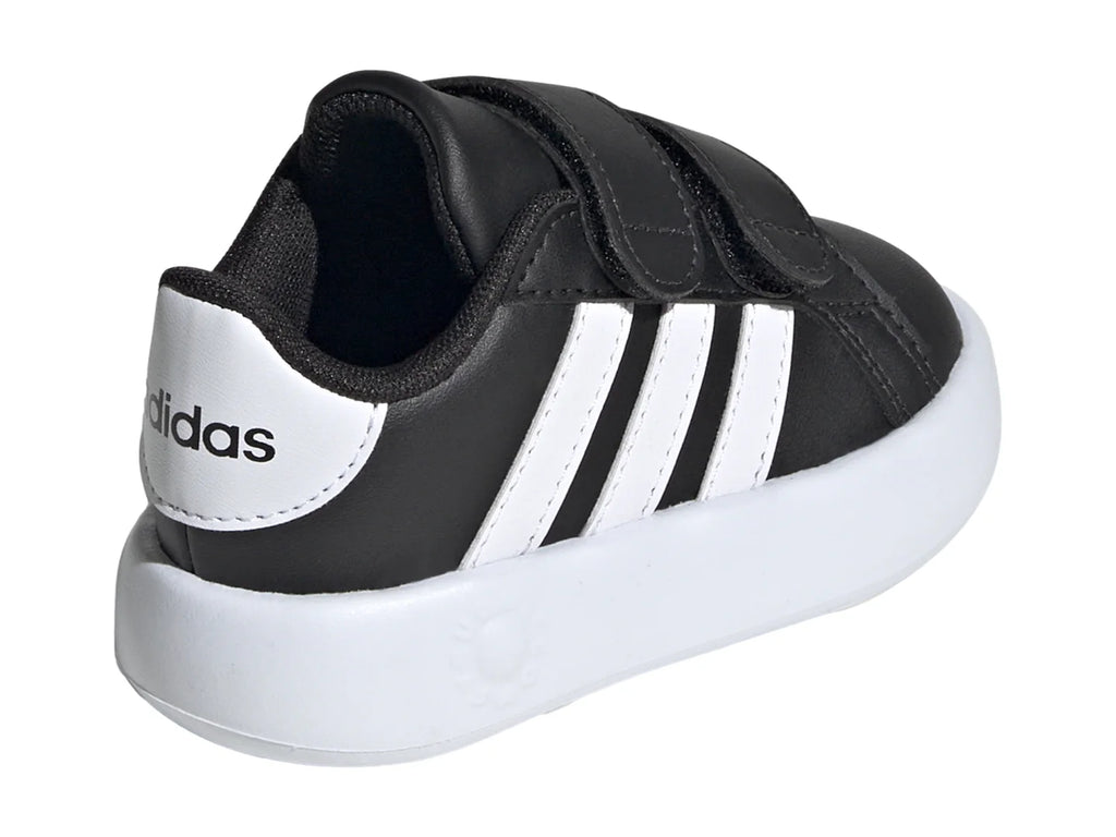 Tenis Adidas Grand Court 20 Negro con Blanco para Niño
