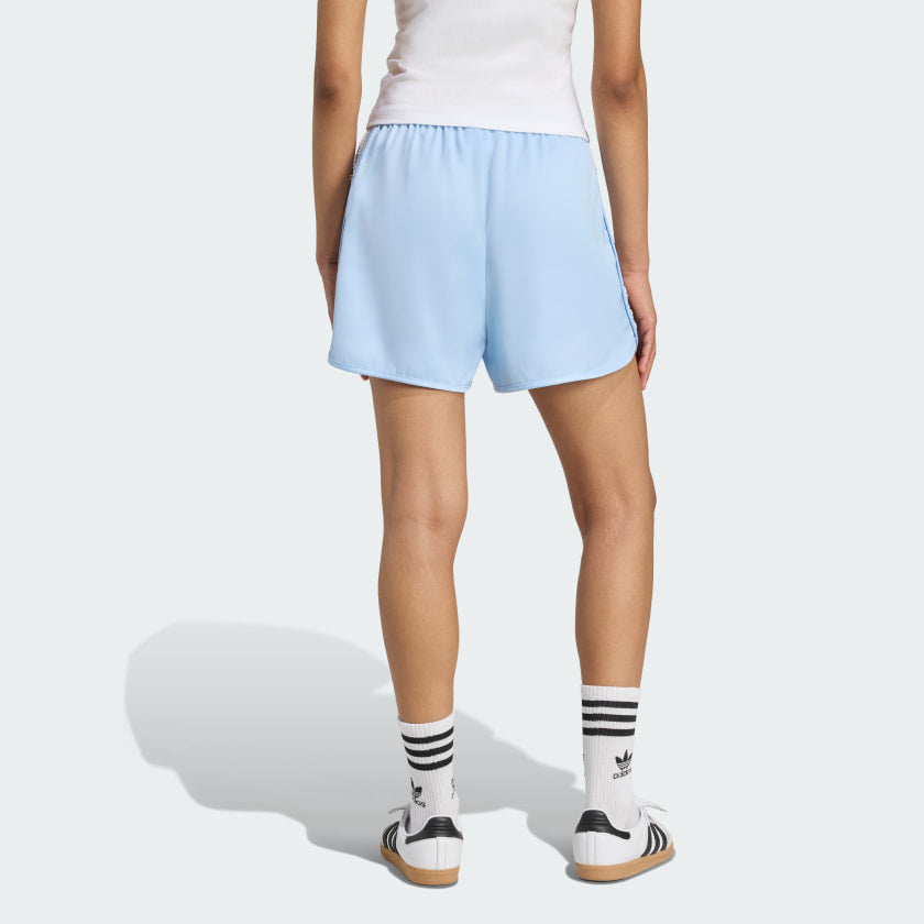 Women's adidas adidas Originals Satin Shorts Ruffle 3-Stripes