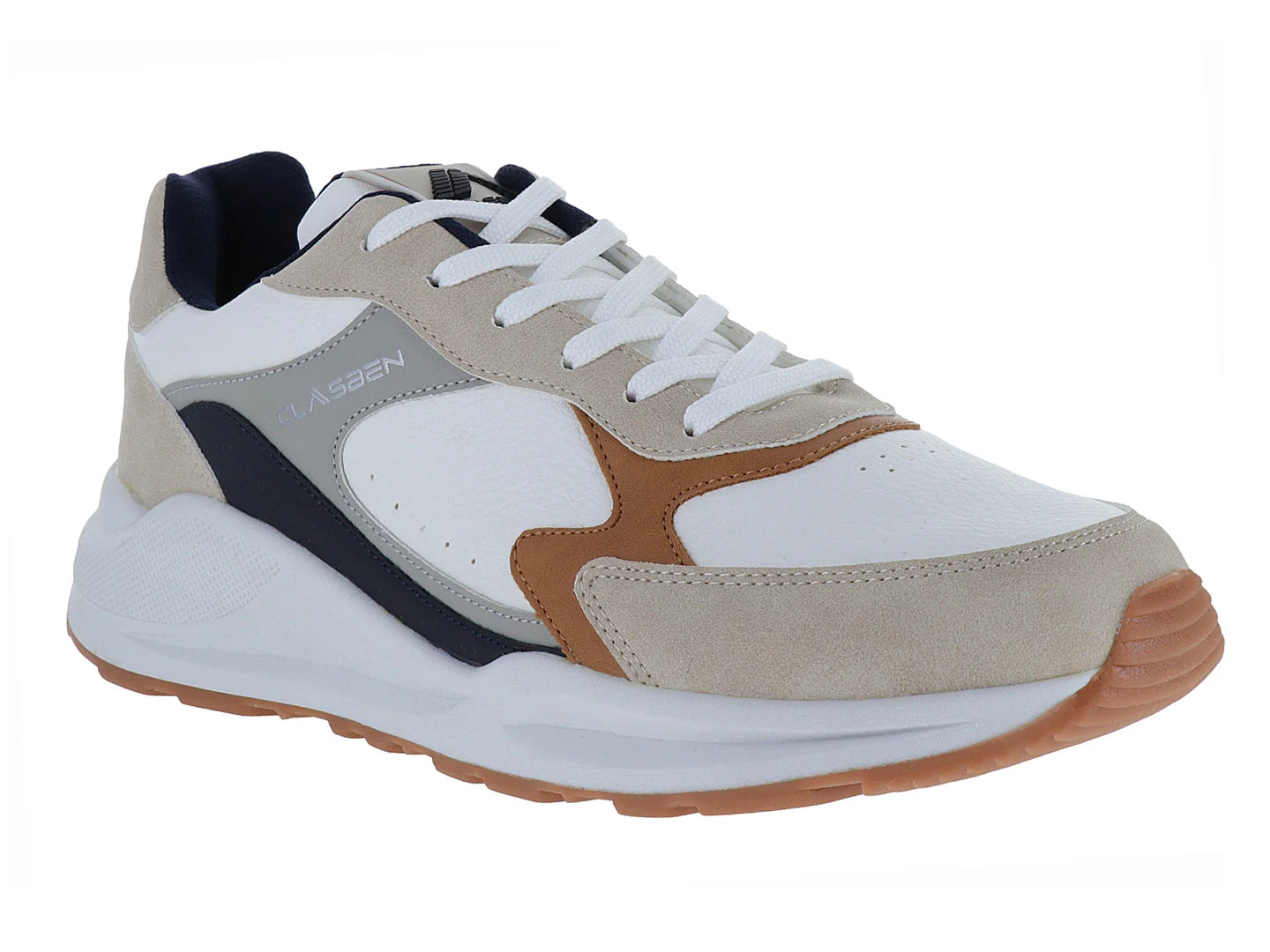 Tenis Clasben Tokio Blanco Beige para Hombre
