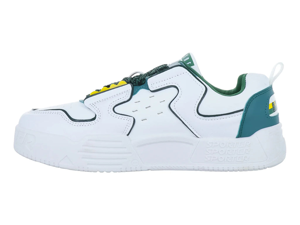 Tenis ZAEM Blanco y Verde para Hombre
