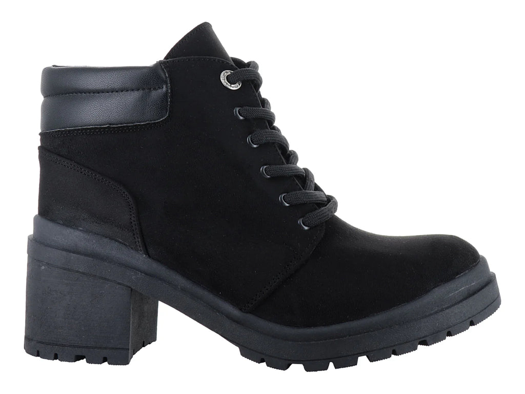 Botines Luna Rosa Negro para Mujer