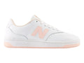 Tenis New Balance BB80 Blanco y Rosa para Mujer