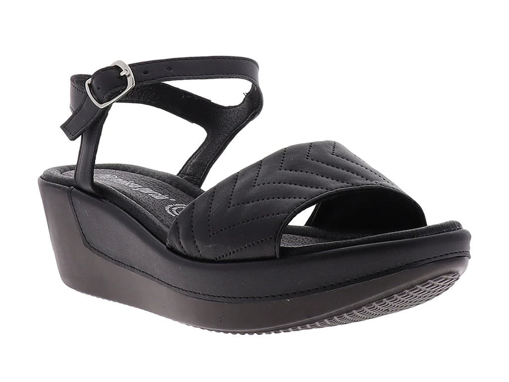 Sandalias Luna Rosa Negro para Mujer
