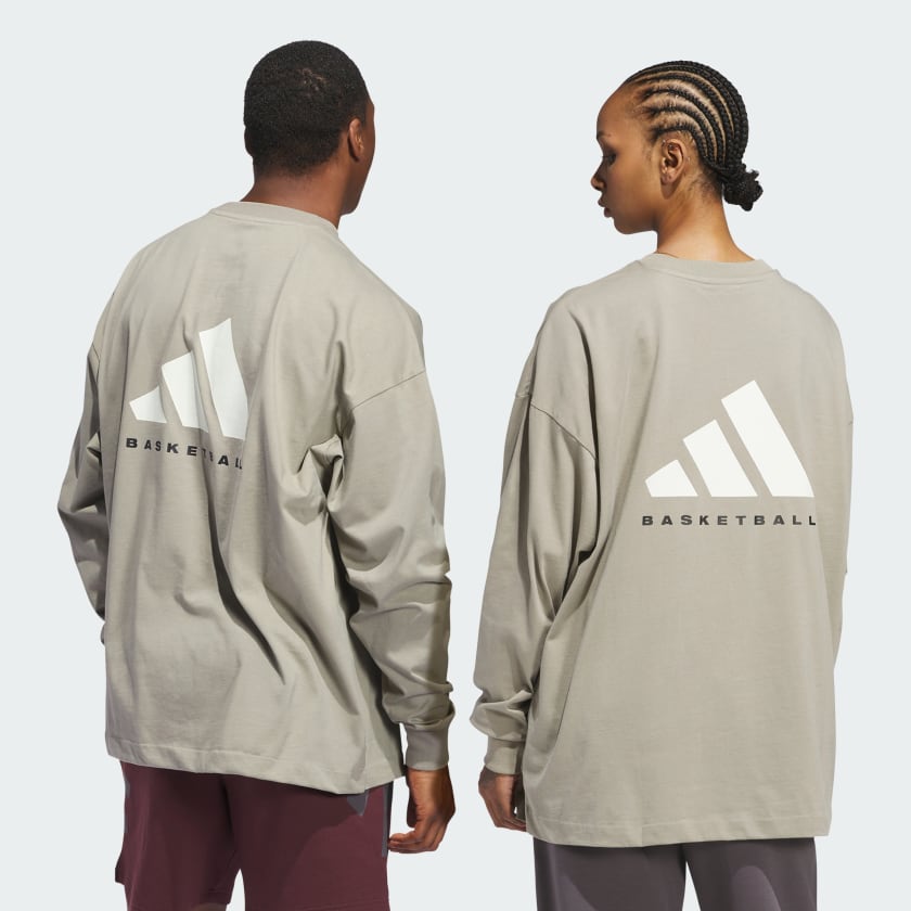 Men's adidas adidas Basketball Long Sleeve Tee (Gender Neutral)