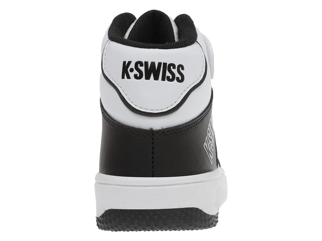 Tenis K Swiss Salt Mid Negro con Blanco para Niño