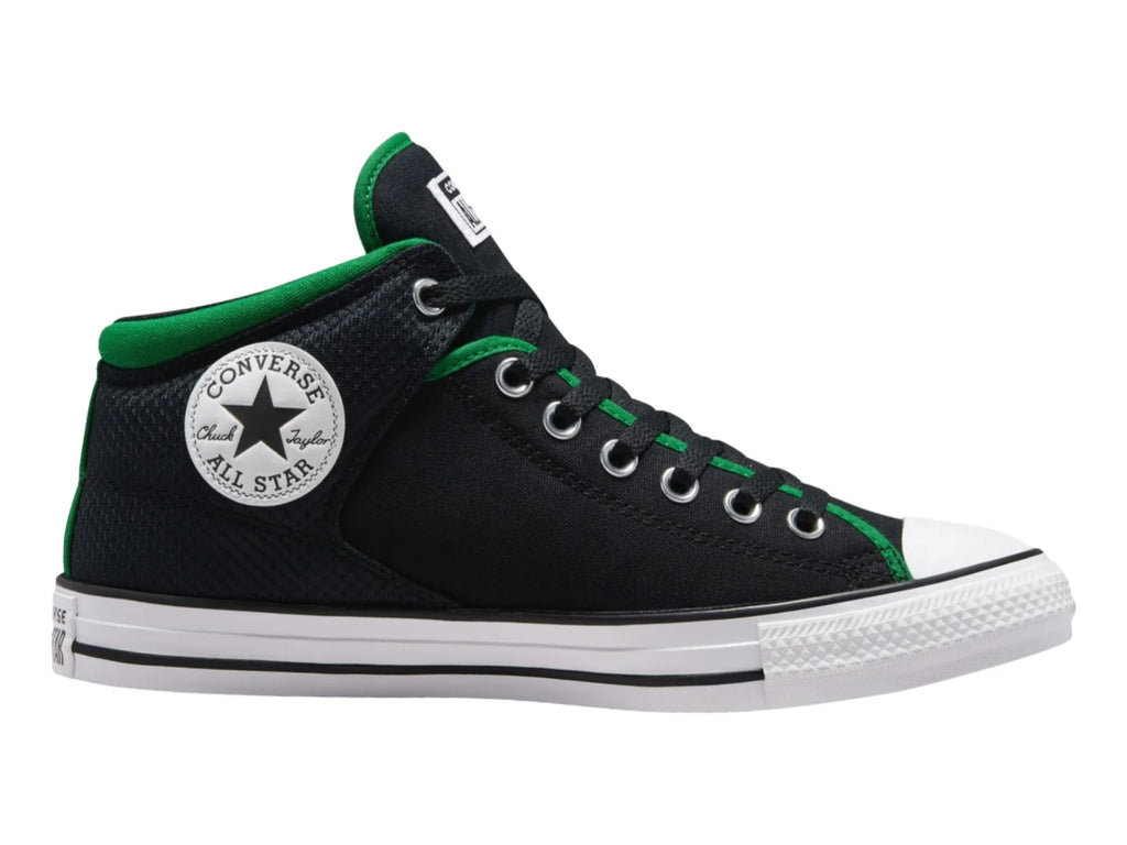 Tenis Converse Chuck Taylor All Star High Street Mid Negro y Verde para Hombre