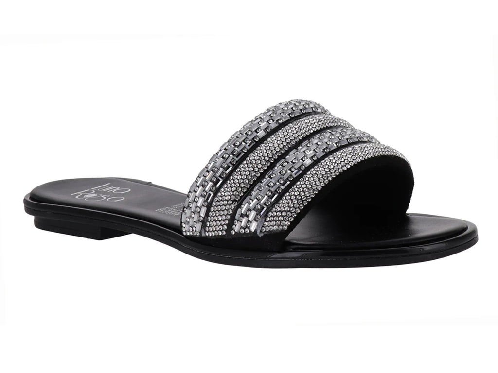Sandalias Luna Rosa Negro para Mujer