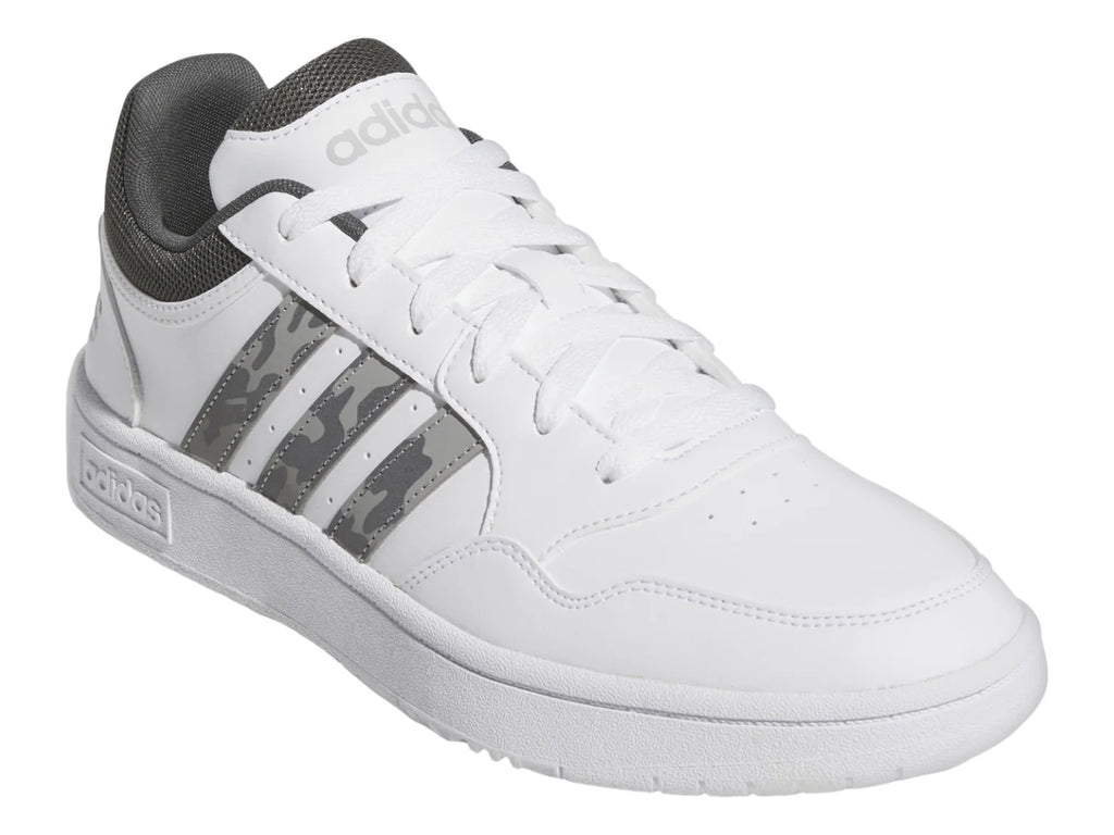 Tenis Adidas Hoops 30 Blanco y Gris para Hombre