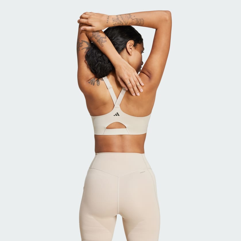 Women's adidas TLRD Impact Luxe High Support Zip Bra