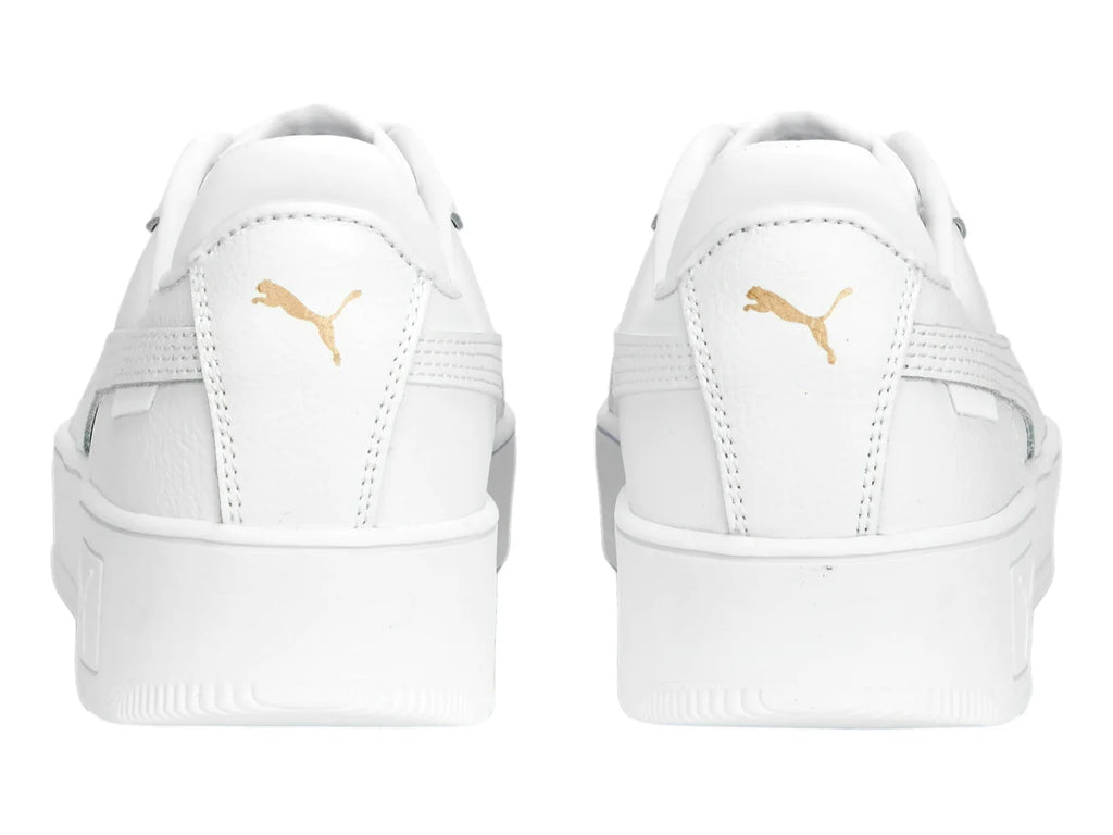 Tenis PUMA Carina Street Blancos con Oro para Mujer