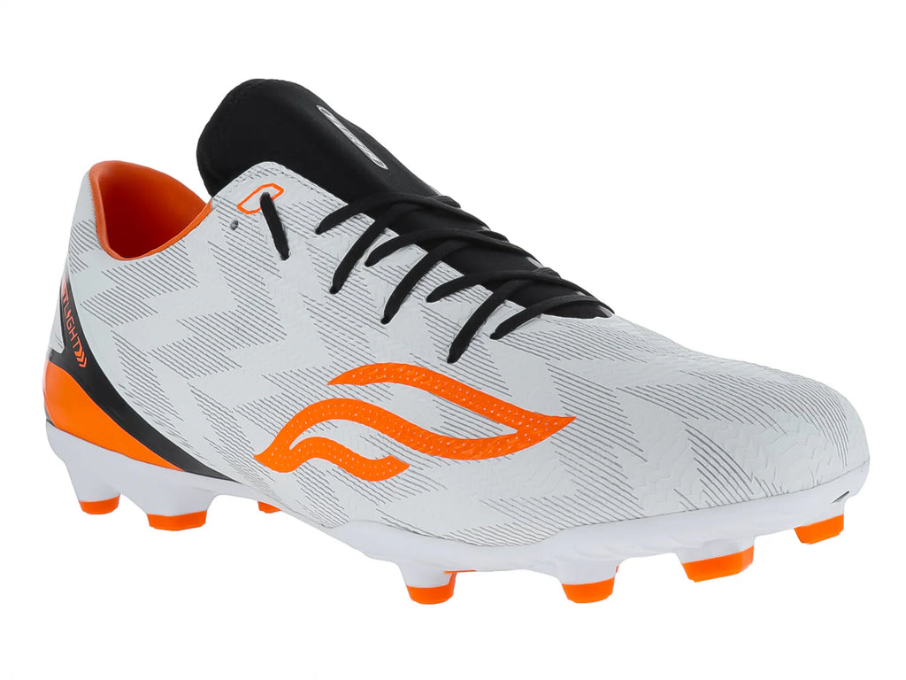 Tenis de Fútbol Furia Blanco y Naranja para Hombre