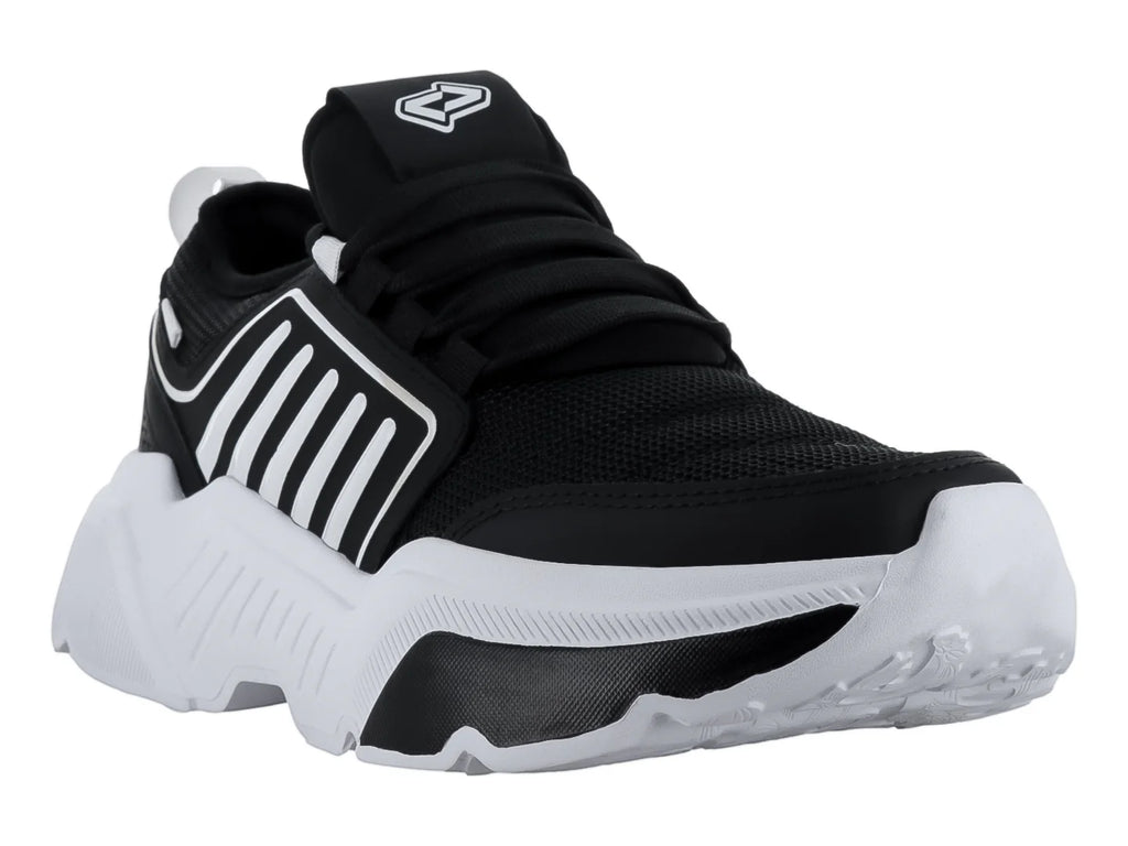 Tenis de Baloncesto THENTIC Negro y Blanco para Hombre