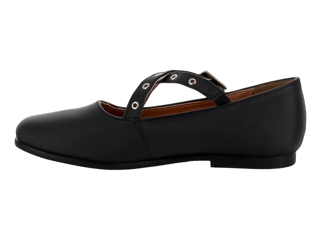 Zapatos Planos Gabriela Negros para Niña