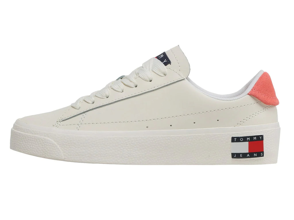 Tenis Tommy Hilfiger Blancos de Plataforma para Mujer