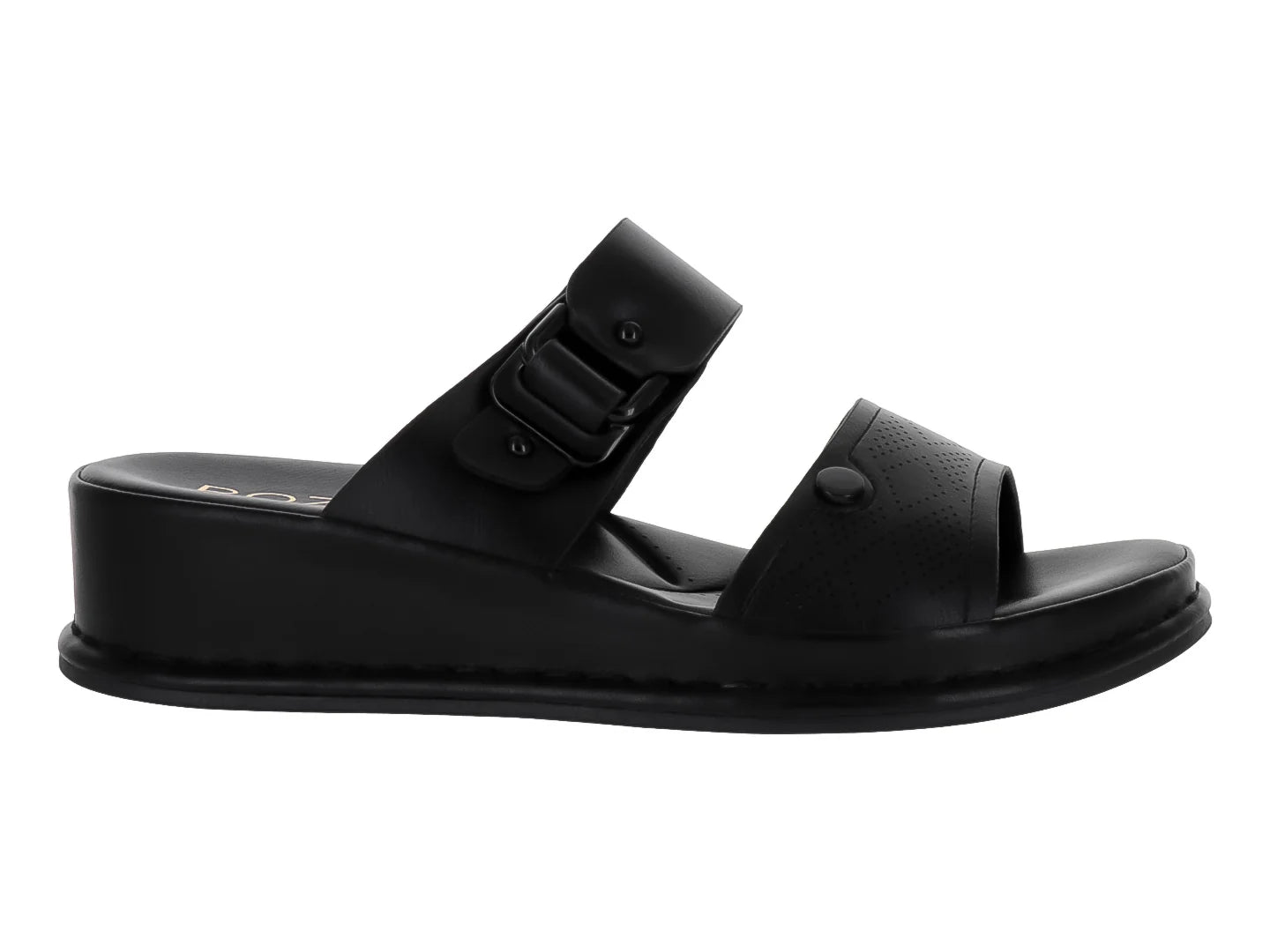 Sandalias Roze Negras de Plataforma para Mujer