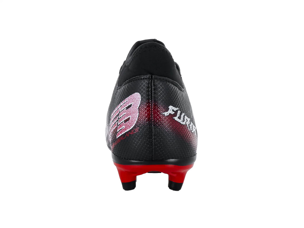 Tenis de Fútbol Furia 1515 Negro con Rojo para Niño