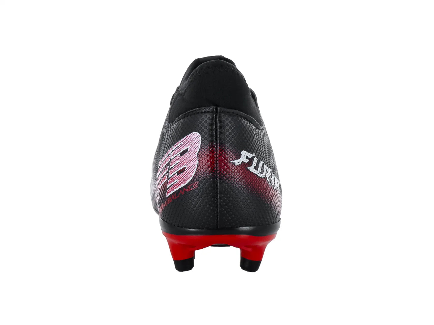 Tenis de Fútbol Furia 1515 Negro con Rojo para Niño