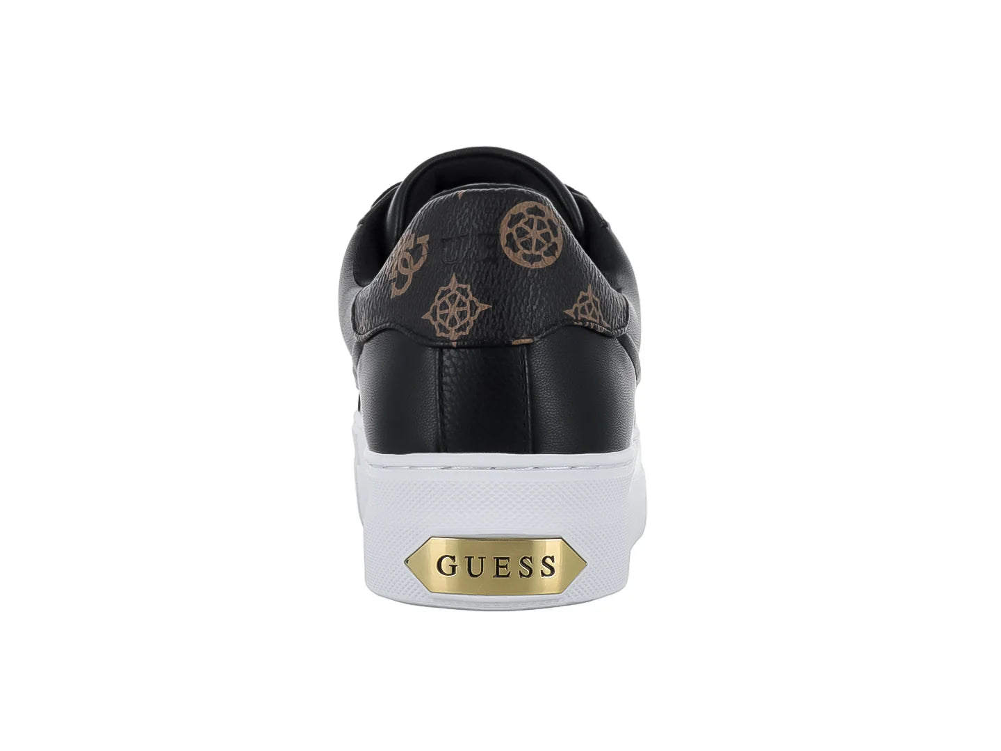 Tenis Guess Negros con Detalles Dorados para Mujer