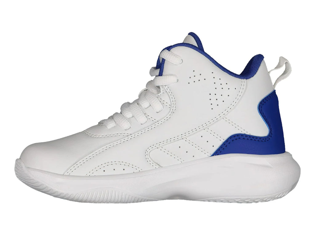 Tenis Charly de Baloncesto Blanco y Azul para Niño