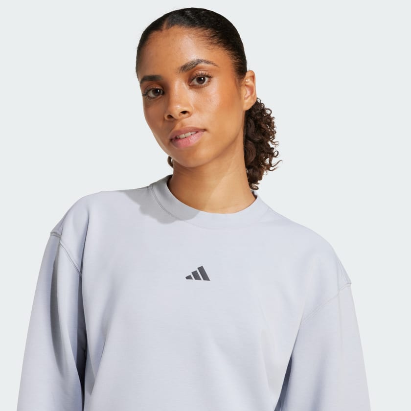 Women's adidas Designed-for-Training Warm-Up Crewneck Sweatshirt