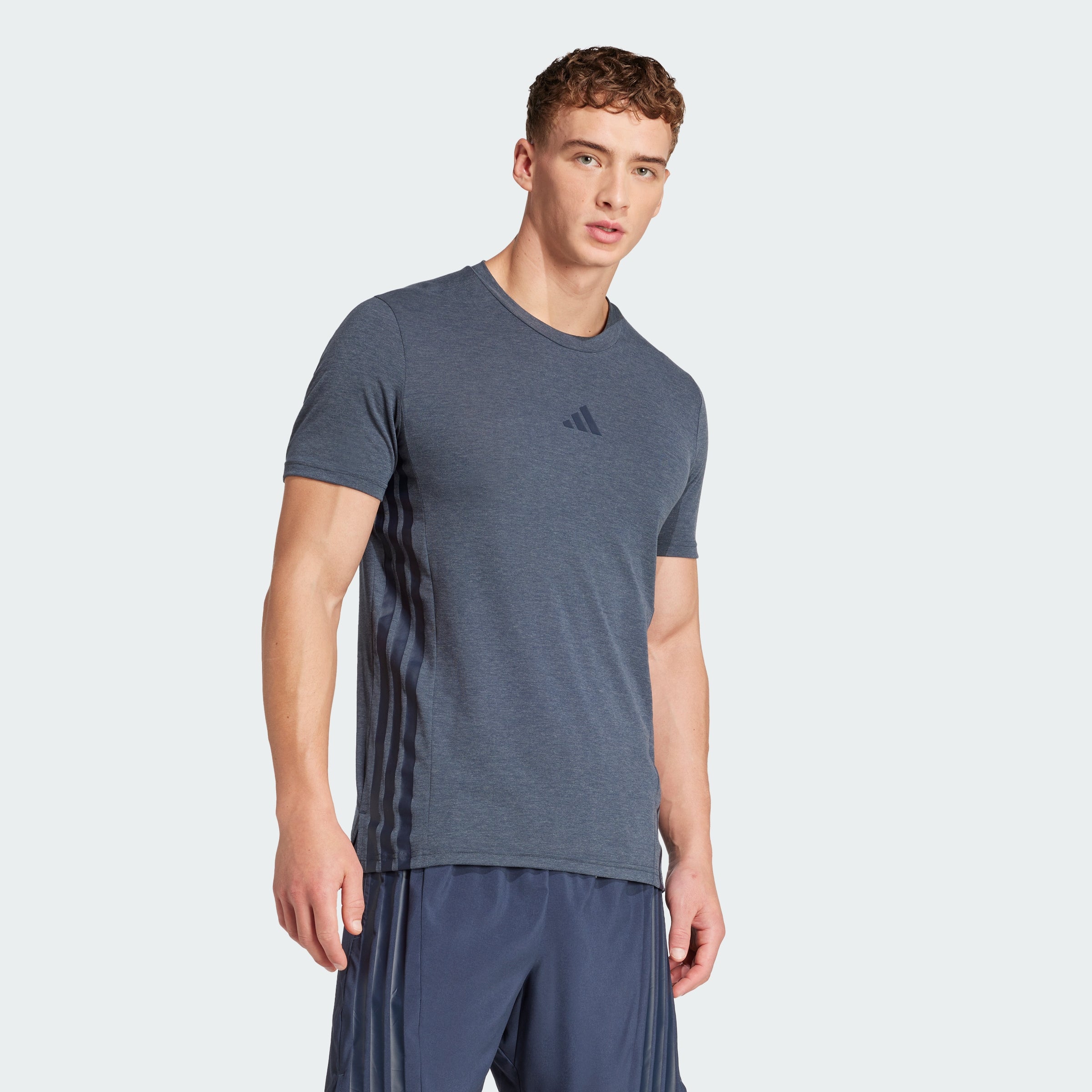 Men's adidas Designed 4 Training 3-Stripes Tee