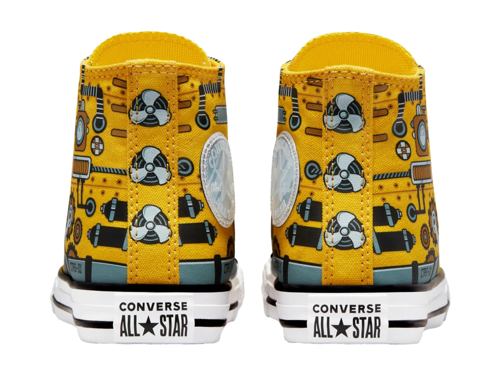 Tenis Converse Chuck Taylor All Star Hi Amarillos para Niño