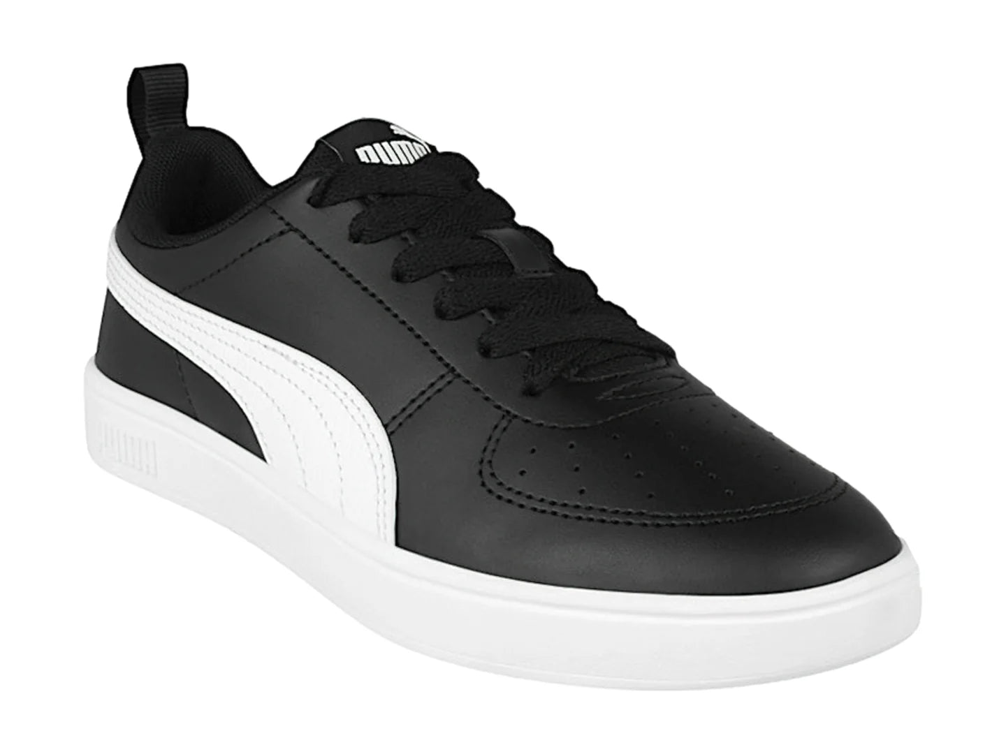 Tenis PUMA Rickie Jr Negro con Blanco para Niño