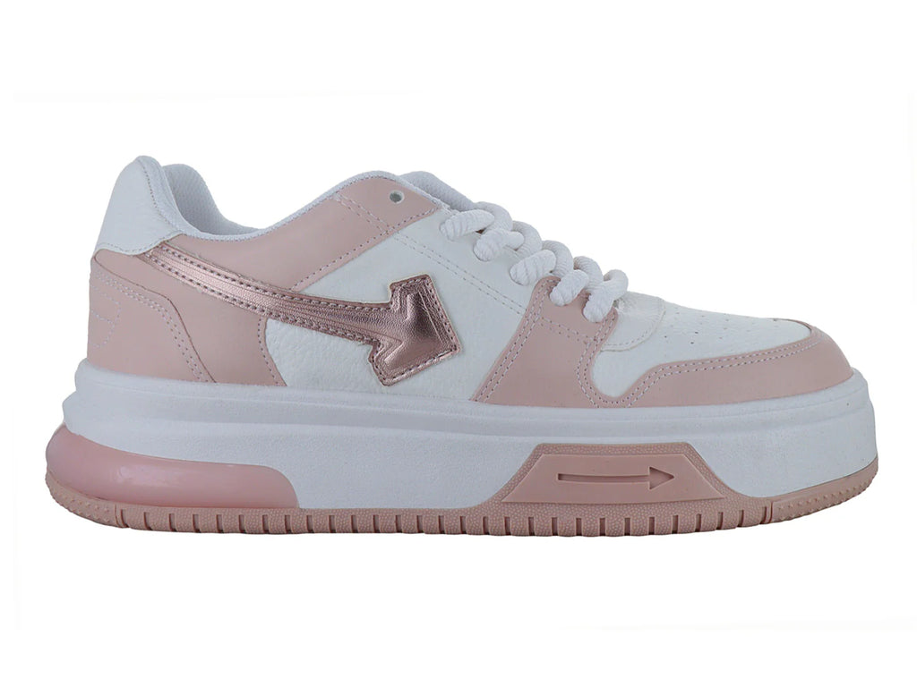 Tenis Clasben Amazon Rosa Oro para Mujer