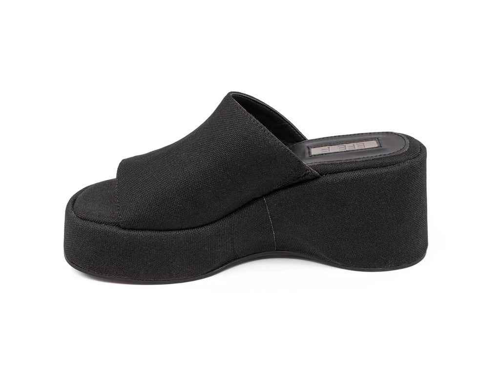 Sandalias EFE Plataforma Negro para Mujer