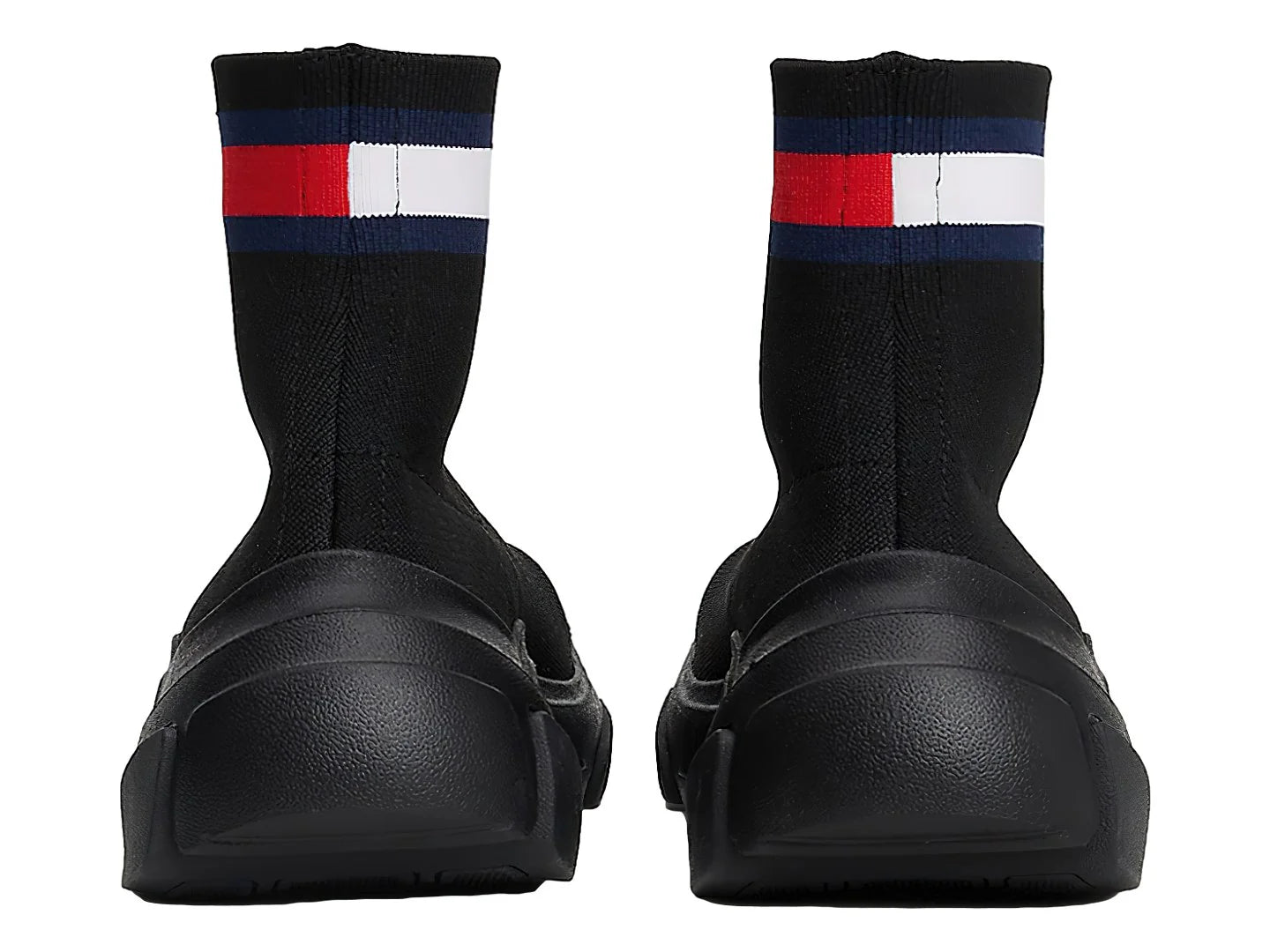 Botines Tommy Hilfiger Sock Boot Negros para Mujer