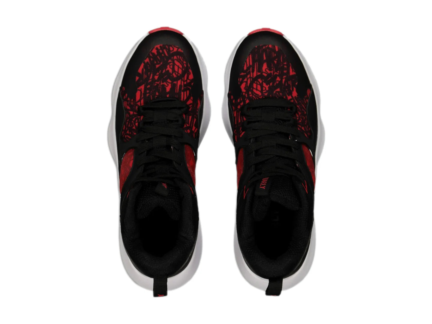 Tenis Charly para Baloncesto Negro y Rojo para Hombre