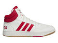 Tenis Adidas Hoops 30 Mid Blanco y Rojo para Hombre