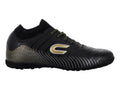 Tenis de Fútbol COURT Negro con Oro para Hombre