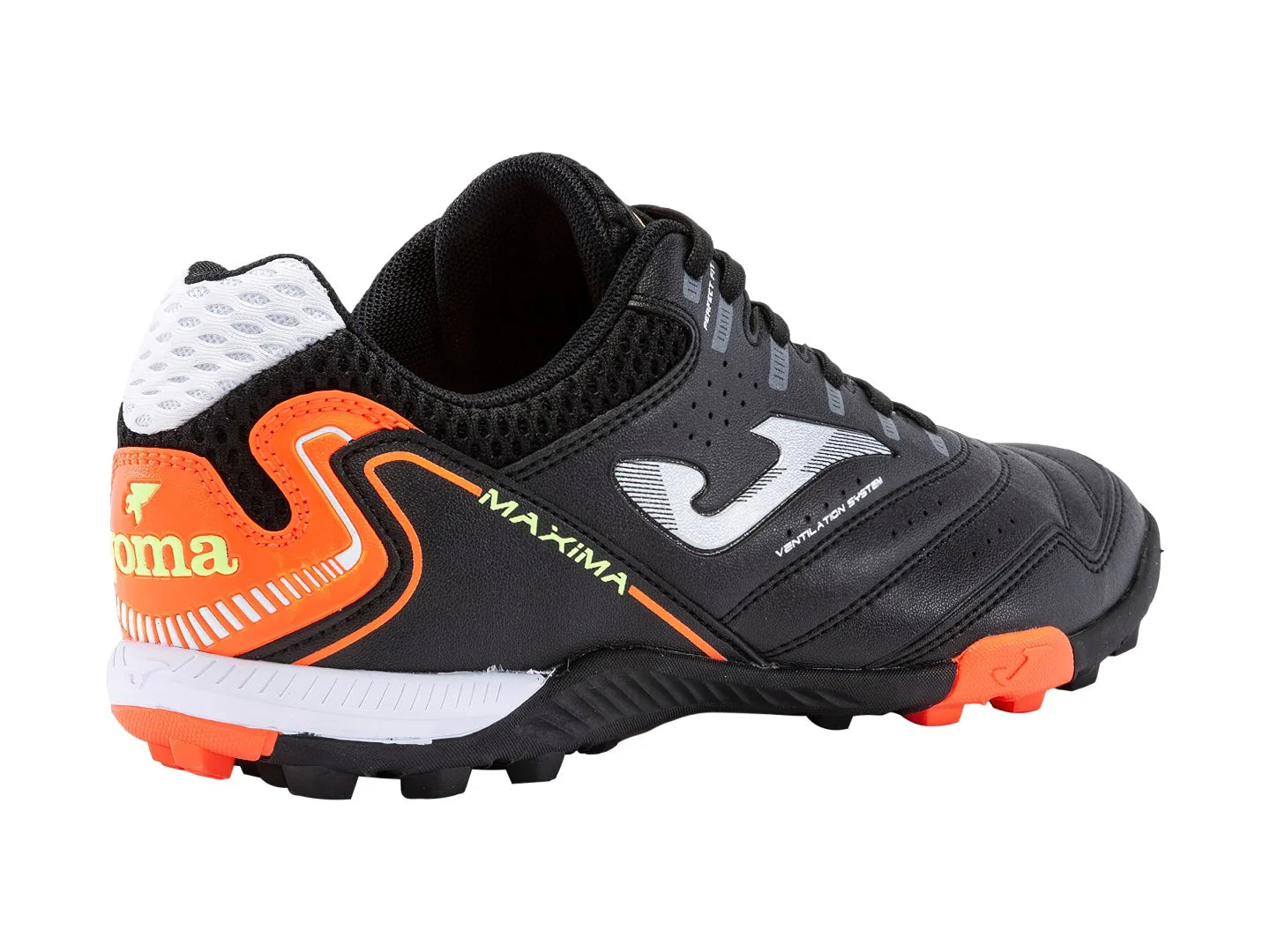 Tenis de Fútbol Joma Maxima Negro Naranja para Hombre