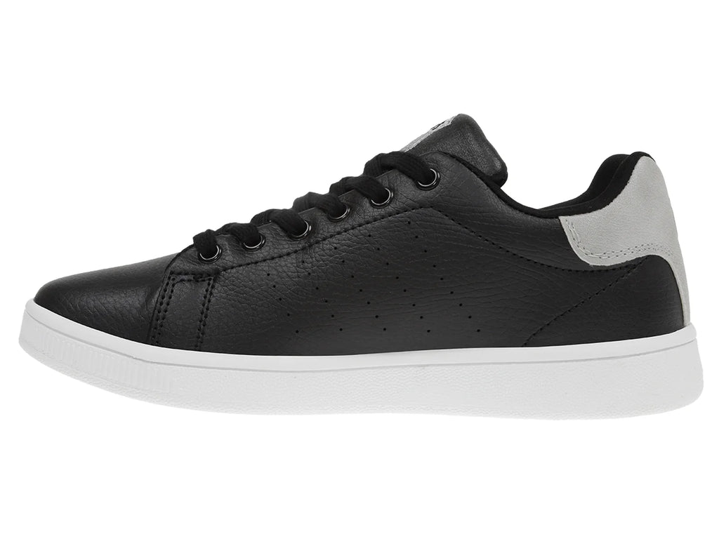 Tenis K SWISS Loki Negro con Plata para Mujer