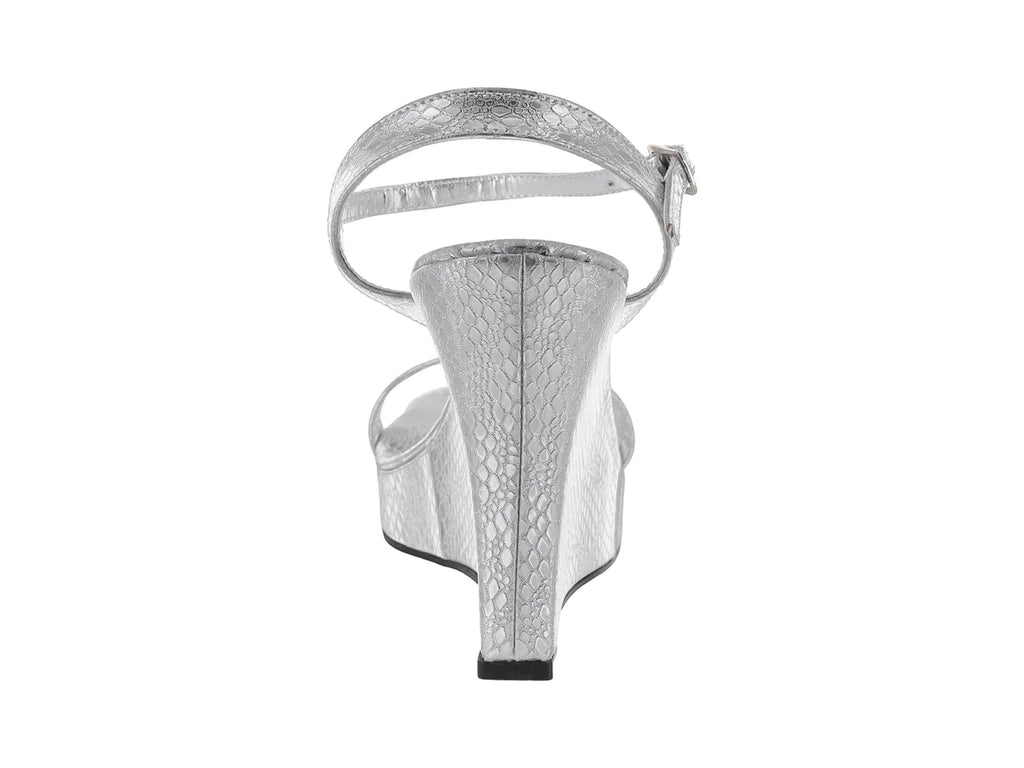 Sandalias Roze Plata para Mujer