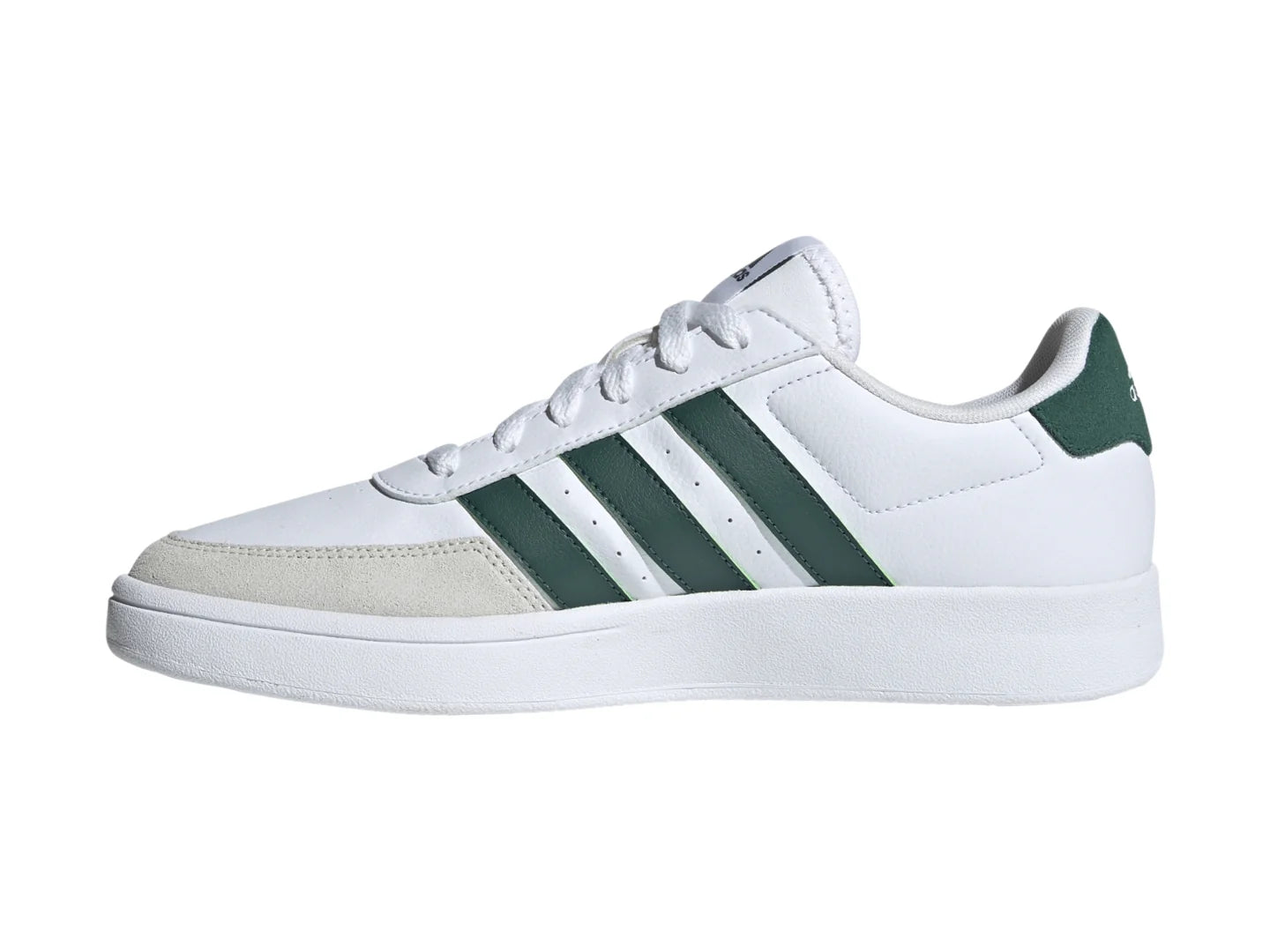 Tenis Adidas Breaknet 20 Blanco y Verde para Hombre