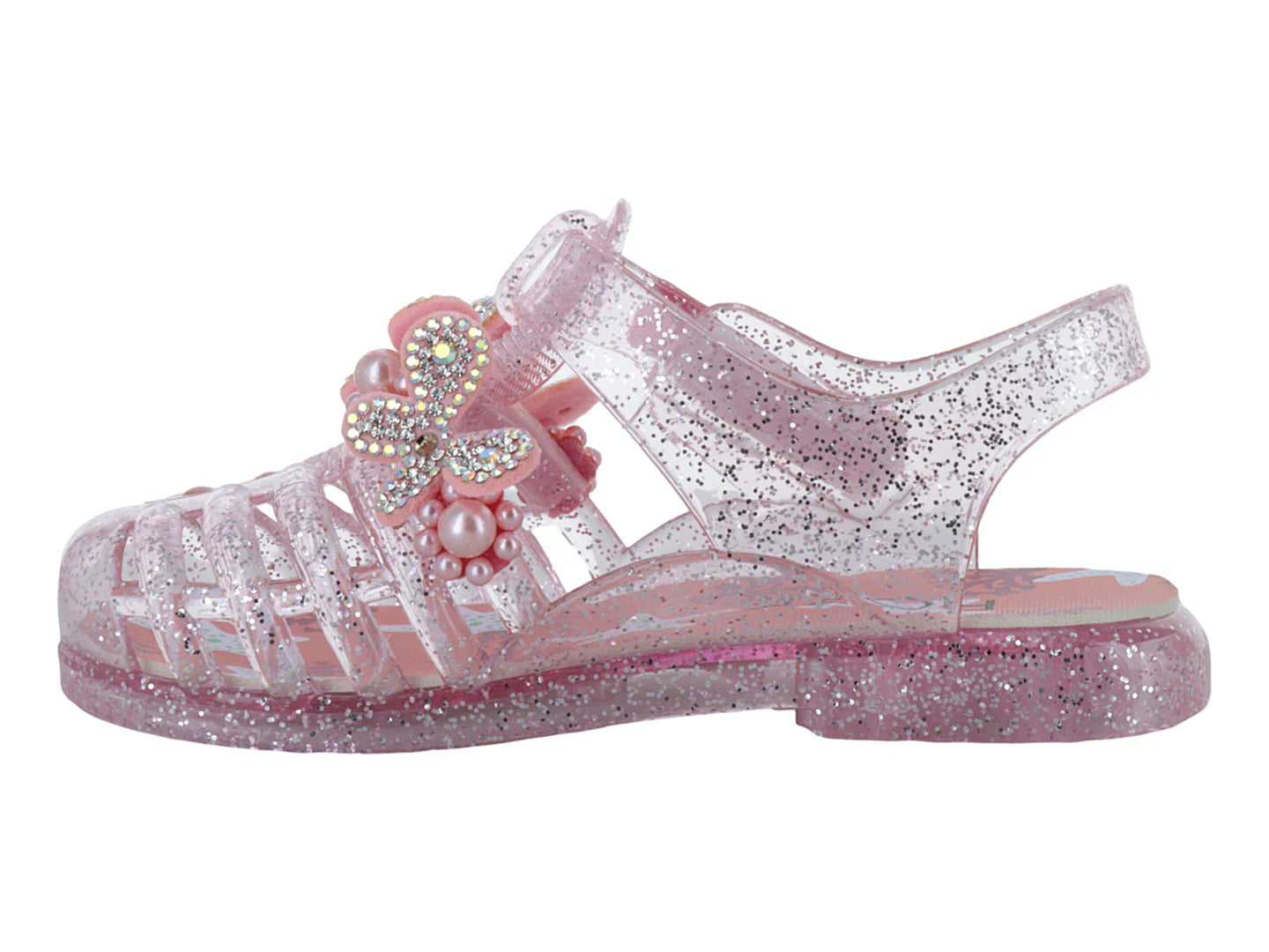 Sandalias Roze Glitter Pink para Niña