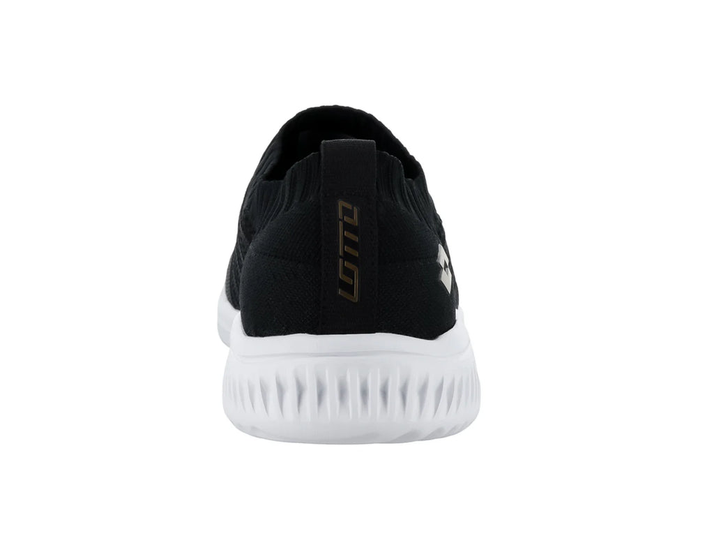 Tenis Lotto Mila Negro con Dorado para Mujer