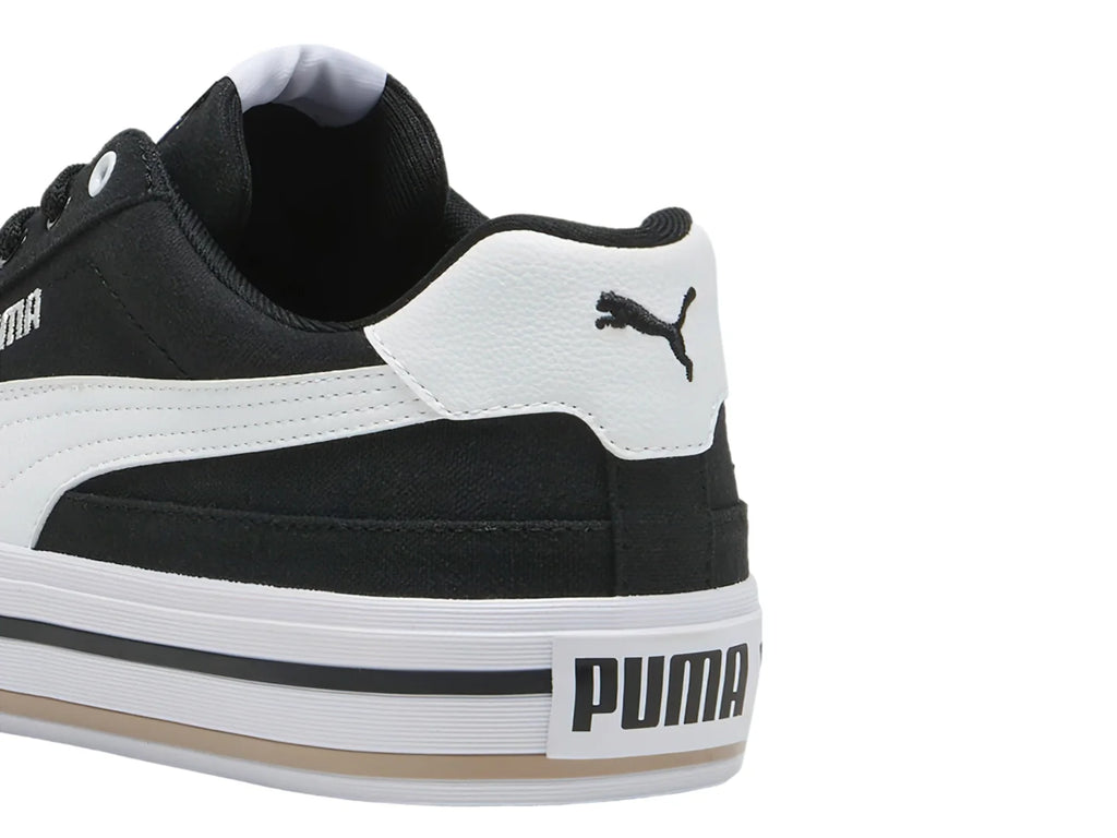 Tenis PUMA Court Classic Vulc FS Negro y Blanco para Hombre