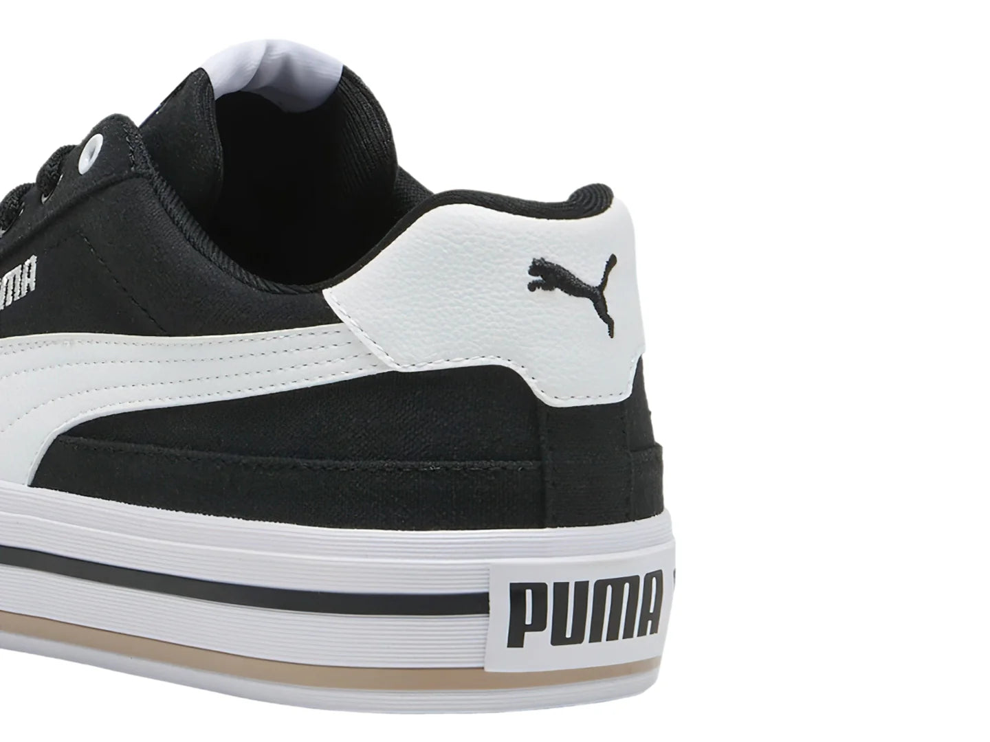 Tenis PUMA Court Classic Vulc FS Negro y Blanco para Hombre