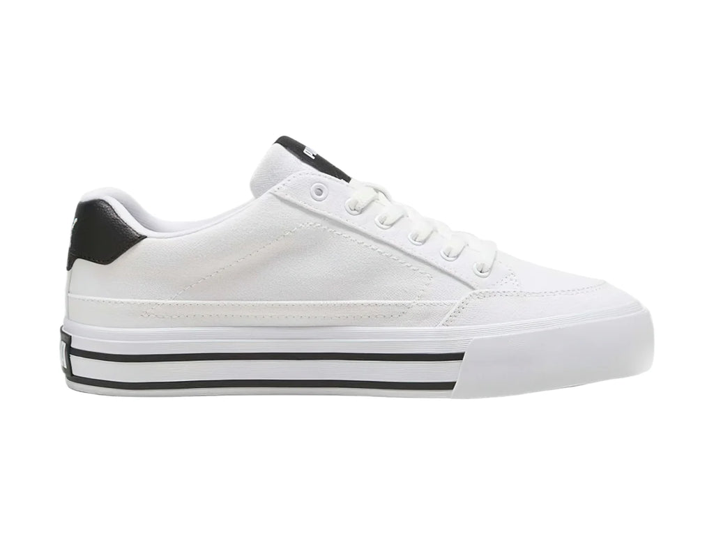 Tenis PUMA Court Classic Vulc Blanco y Negro para Hombre