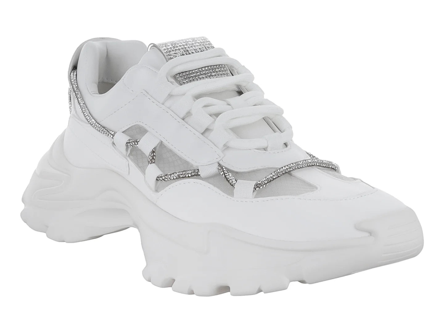 Tenis Steve Madden Miracles Blanco Multicolor para Mujer